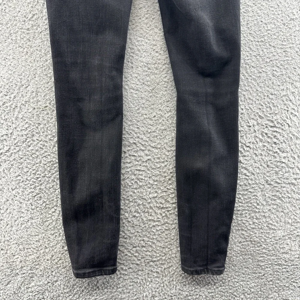 Aeropostale Jeans Juniors Size 00 Short Black High Rise Distressed Jeggings